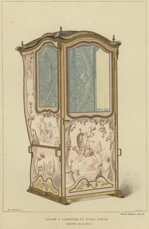 Szedán szék, 18. század alkotó: French School