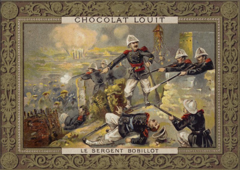Jules Bobillot őrmester, francia katona Tuyen Quang ostrománál, Tonkin, kínai-francia háború, 1884-1885 alkotó: French School