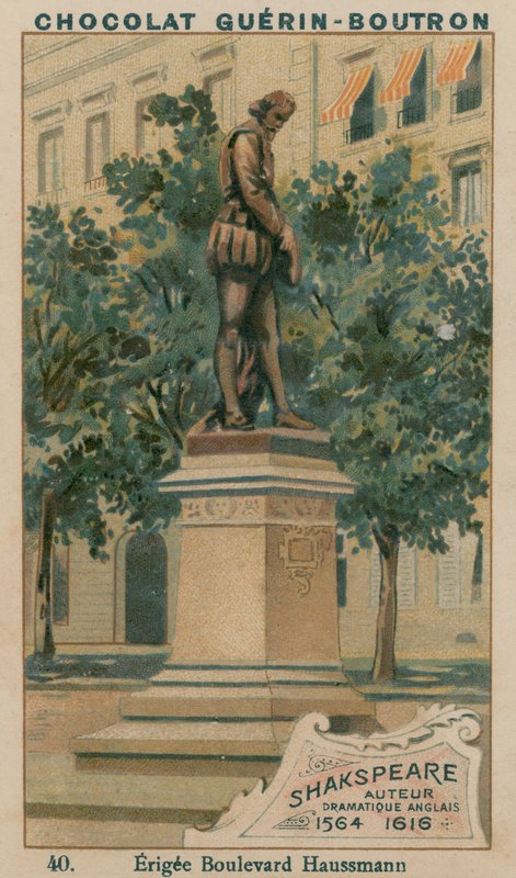 Shakespeare, szerző, angol dráma, 1564-1616, Erigee Boulevard Haussmann alkotó: French School