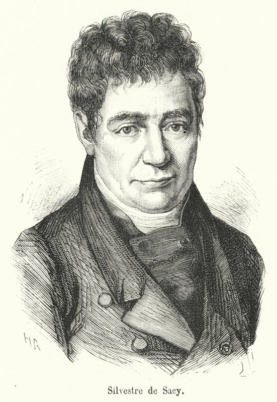 Silvestre de Sacy (metszet) alkotó: French School