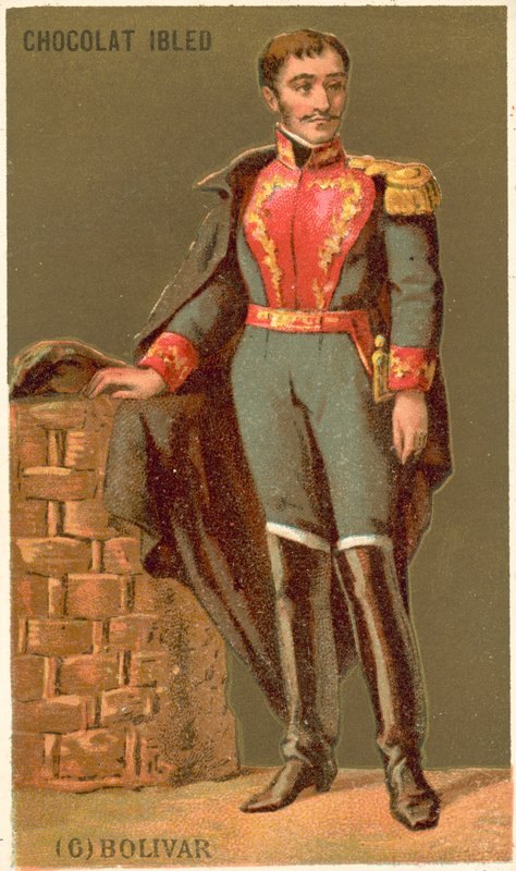Simon Bolivar, venezuelai katonai és politikai vezető alkotó: French School