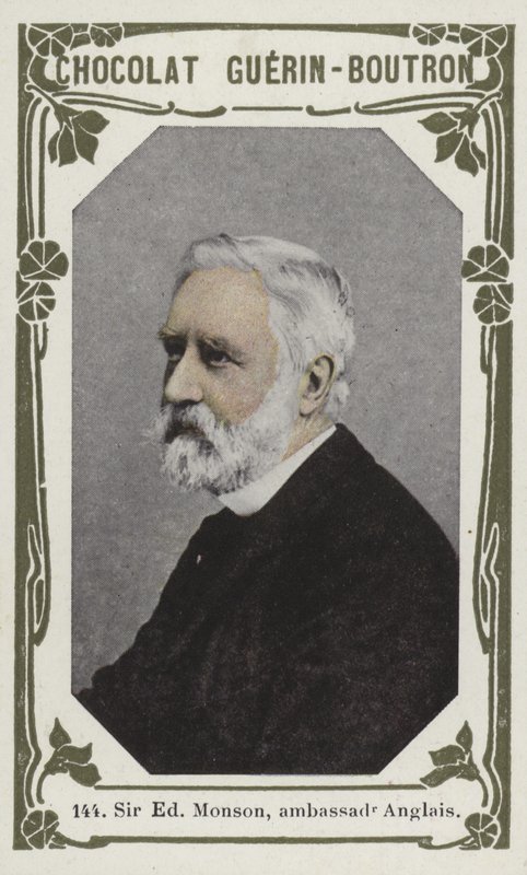 Sir Edmund Monson, angol nagykövet (színes fotó) alkotó: French School