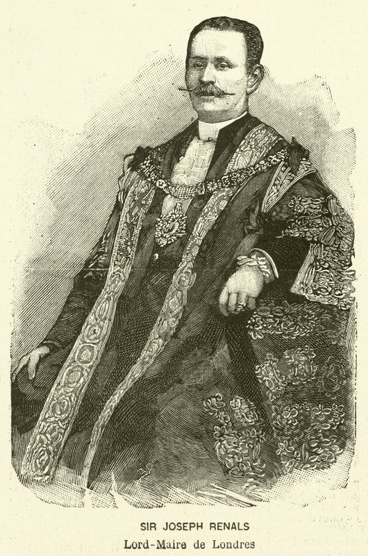 Sir Joseph Renals, London főpolgármestere (metszet) alkotó: French School