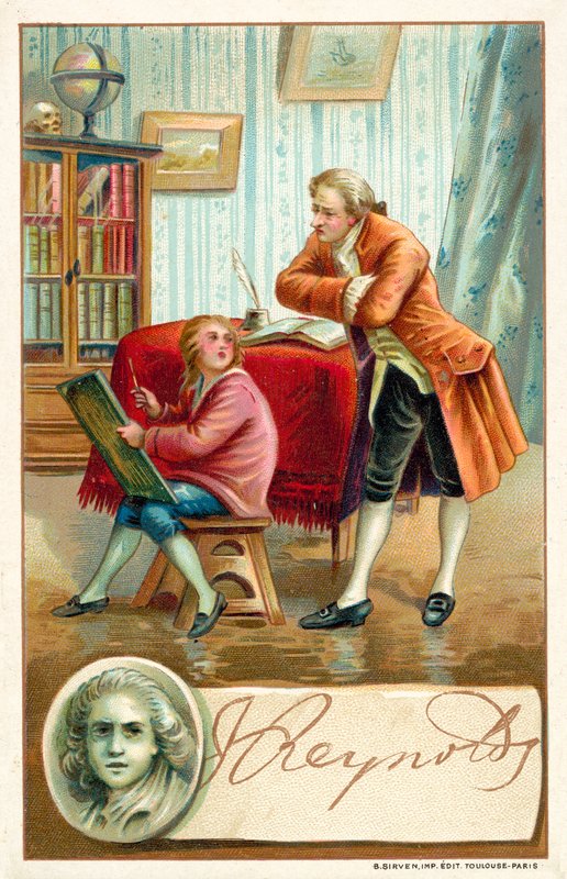 Sir Joshua Reynolds angol festő (chromolitho) alkotó: French School