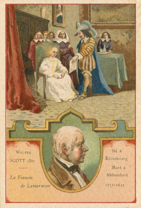 Sir Walter Scott skót regényíró alkotó: French School