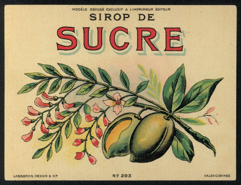 Cukorszirup reklám (chromolitho) alkotó: French School