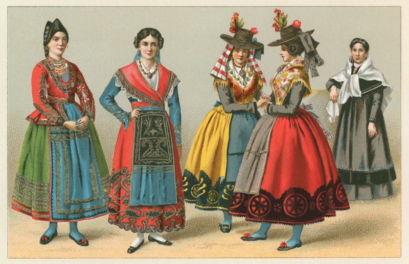 Spanyolország jelmez alkotó: French School