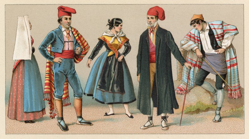 Spanyolország jelmez alkotó: French School