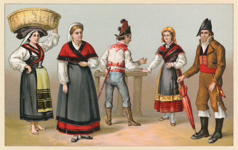 Spanyolország jelmez alkotó: French School
