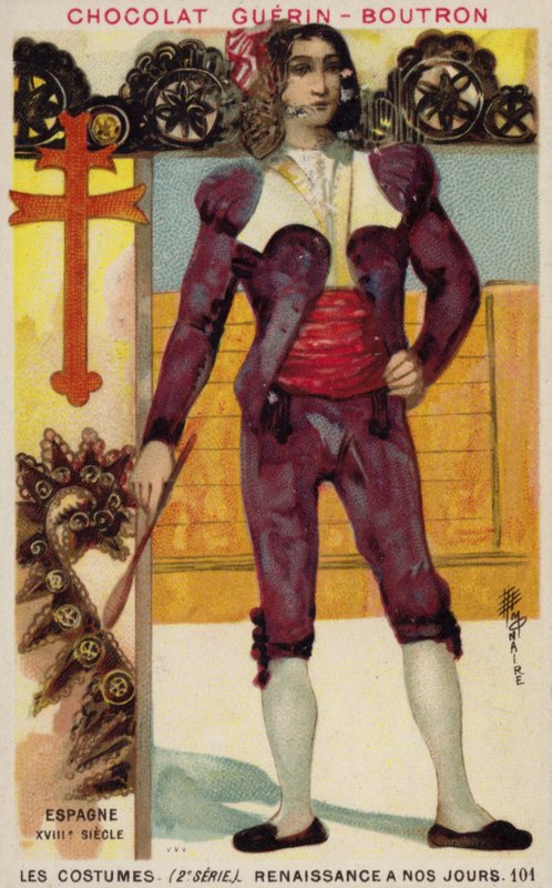 Spanyol viselet, 18. század alkotó: French School