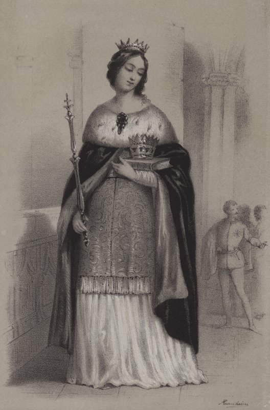Magyar Szent Erzsébet alkotó: French School