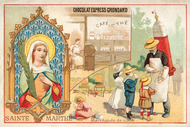 Szent Márta (chromolitho) alkotó: French School