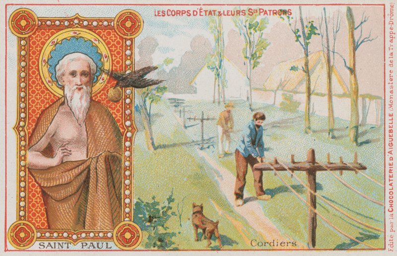 Szent Pál és a kötélkészítők alkotó: French School
