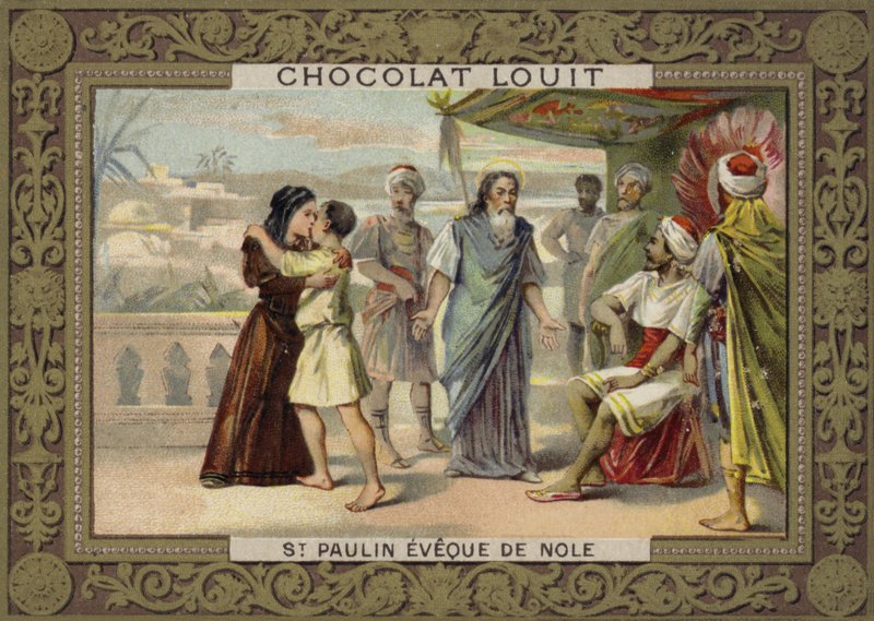 St. Paulinus, Nola püspöke alkotó: French School