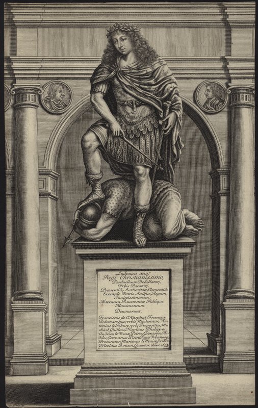 XIII. Lajos francia király szobra alkotó: French School