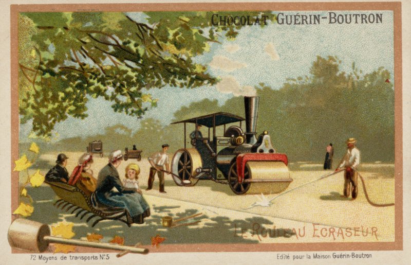 Gőzhenger (chromolitho) alkotó: French School