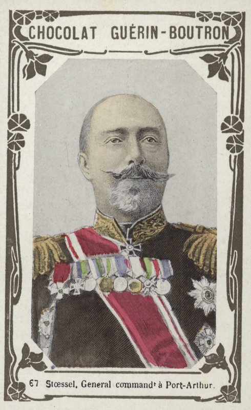 Stoessel, Port-Arthur tábornok parancsnoka (színes fotó) alkotó: French School