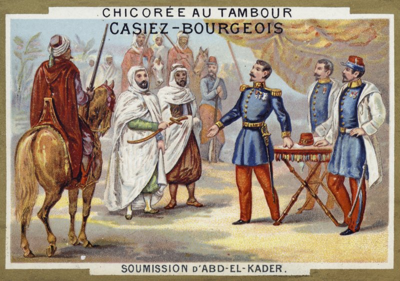 Abdelkader átadása a franciáknak, Algéria, 1847 alkotó: French School