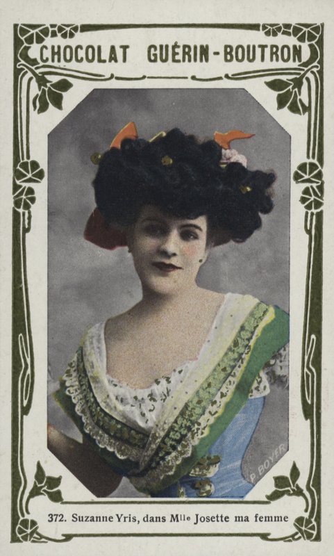 Suzanne Yris, Mademoiselle Josette, a feleségem (színes fotó) alkotó: French School