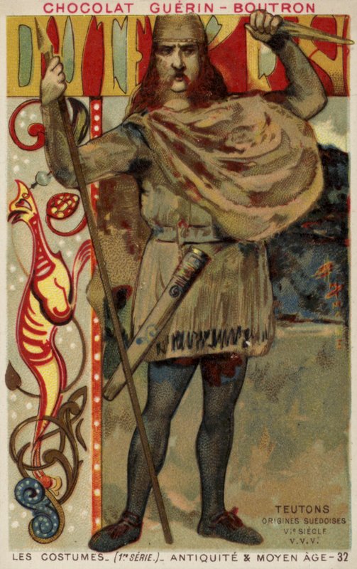 Svéd viking jelmez, 6. század alkotó: French School
