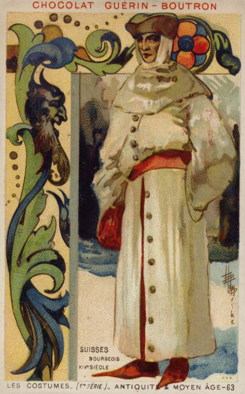 Svájci polgári viselet, 14. század alkotó: French School