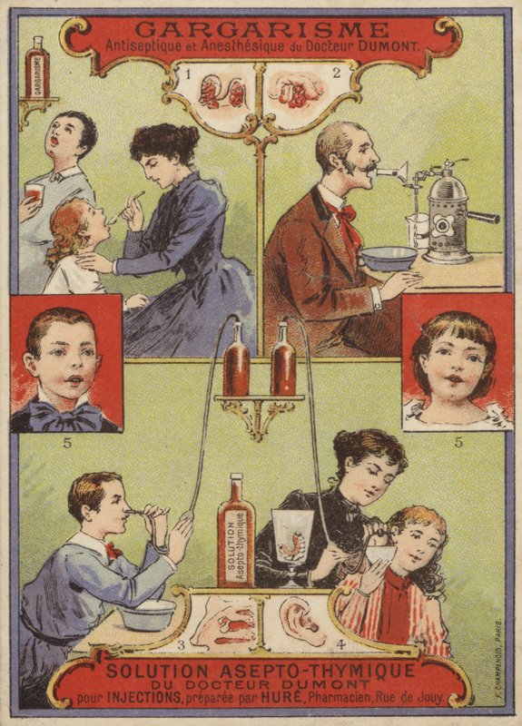 Gyógyszer szedése alkotó: French School
