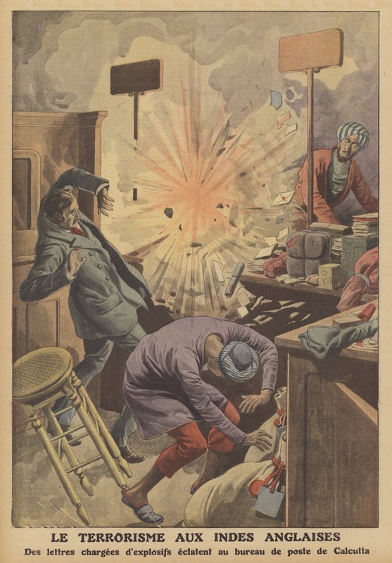 Terrorizmus Brit-Indiában (színes litó) alkotó: French School
