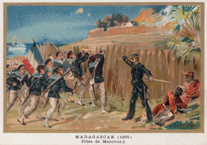 Marovoay elfoglalása, Madagaszkár alkotó: French School