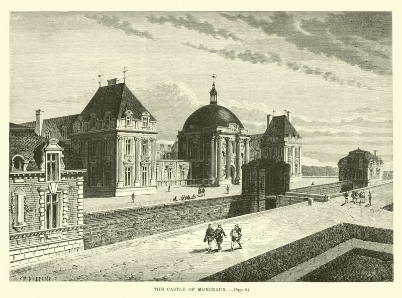 Monceaux-i kastély alkotó: French School