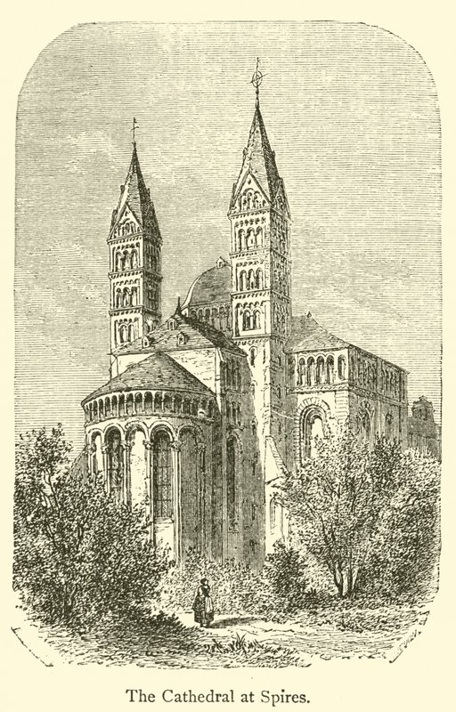 A katedrális Spiersnél (metszet) alkotó: French School