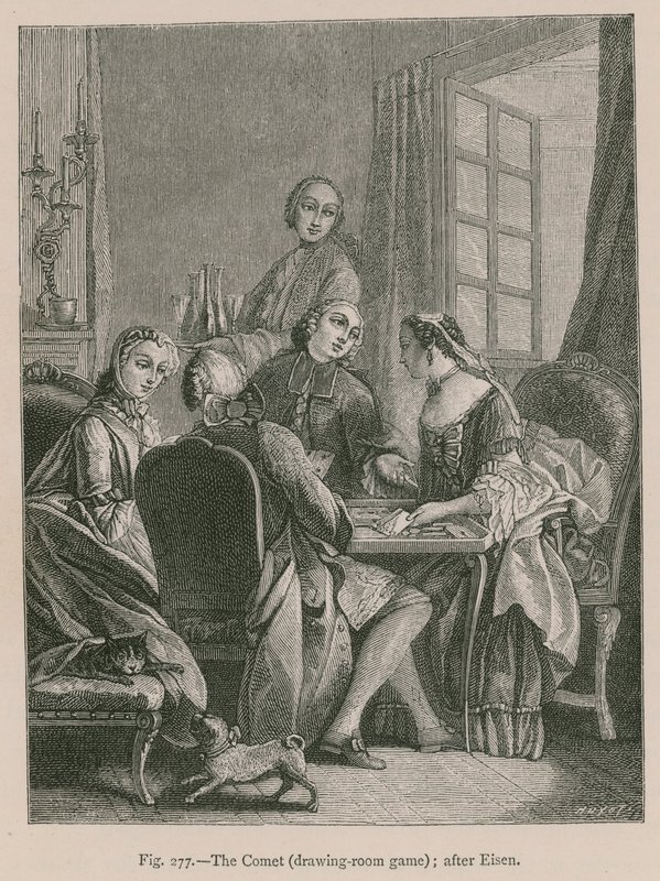 Az üstökös (Drawing-Room Game); Eisen után alkotó: French School