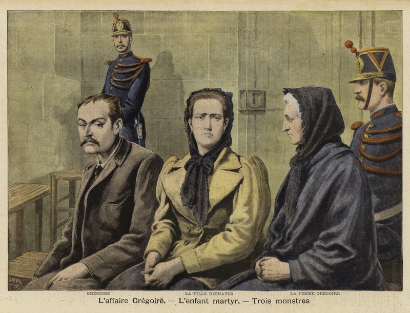 A Gregoire-i gyerekgyilkosság, Franciaország, 1897 alkotó: French School