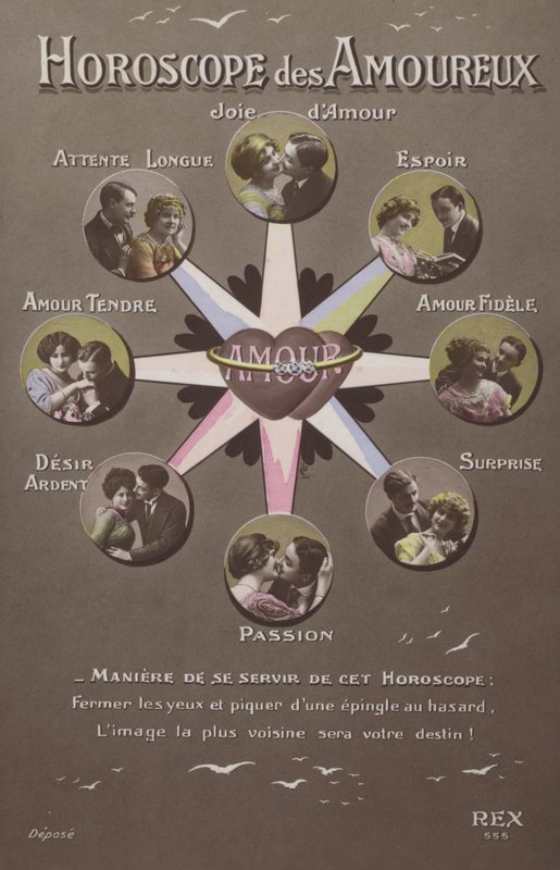 A romantika horoszkópja (színes fotó) alkotó: French School