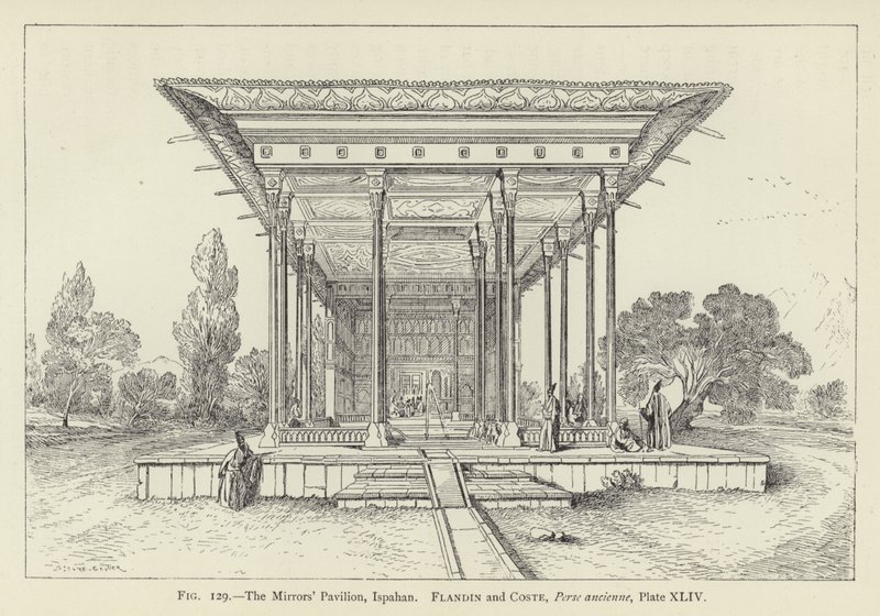 A Tükrök Pavilon, Ispahan alkotó: French School