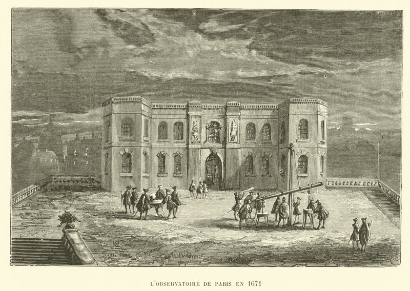 A párizsi csillagvizsgáló 1671-ben (metszet) alkotó: French School