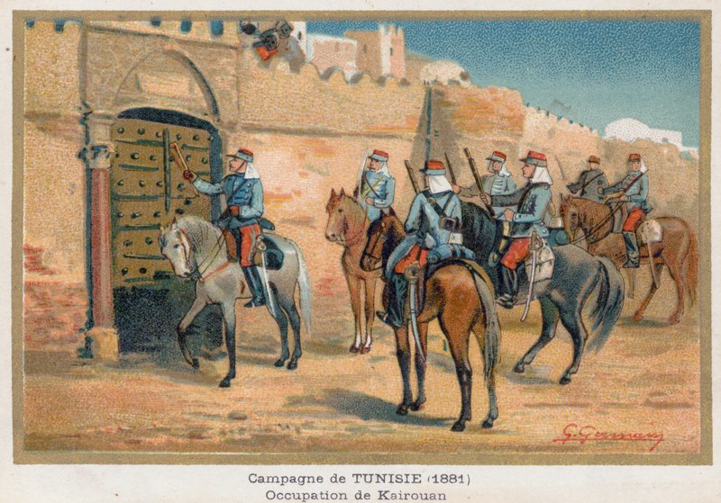 Kairouan megszállása alkotó: French School