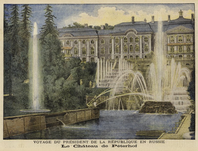 A Peterhof-palota, Szentpétervár, Oroszország alkotó: French School