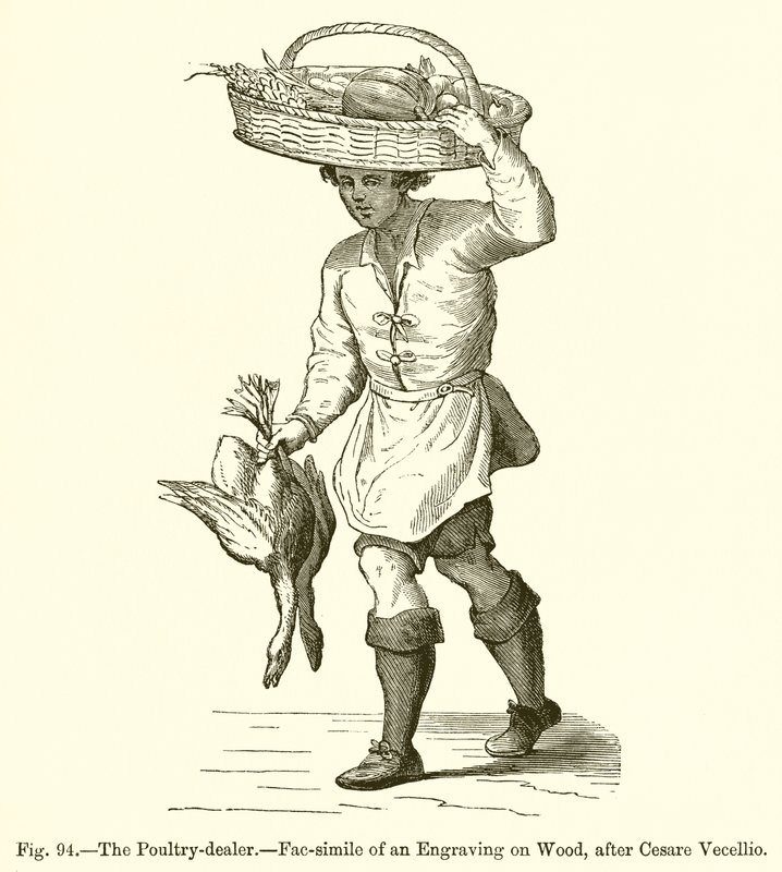 A baromfi-kereskedő alkotó: French School