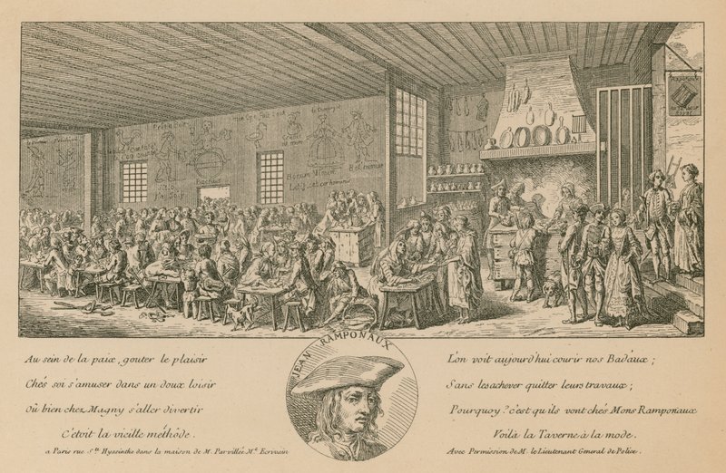 A Ramponaux taverna alkotó: French School