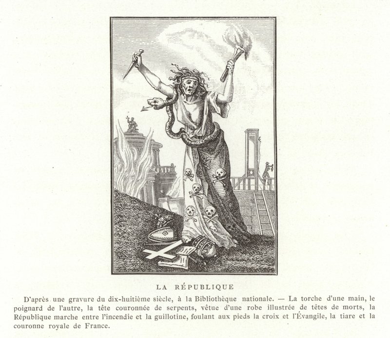 A köztársaság, a francia forradalom alkotó: French School