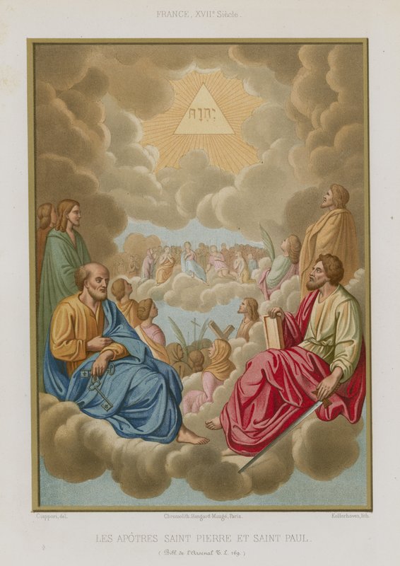 Szent Péter és Szent Pál apostolok alkotó: French School