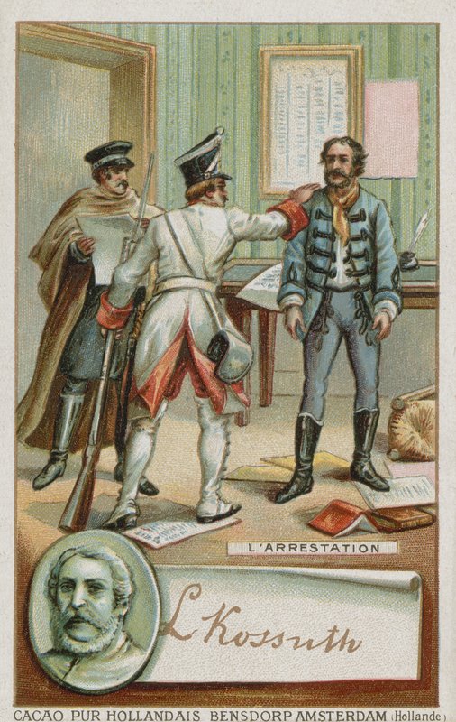 The arrest of Lajos Kossuth alkotó: French School