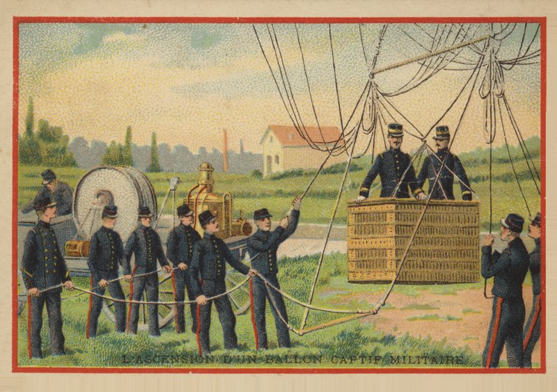 A ballonos katonaság felemelkedése alkotó: French School