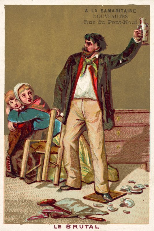 A nyers (chromolitho) alkotó: French School