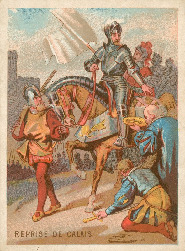 Henrik francia király elfoglalta Calais-t alkotó: French School