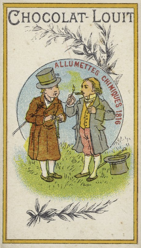 A vegyi gyufa, 1816 alkotó: French School