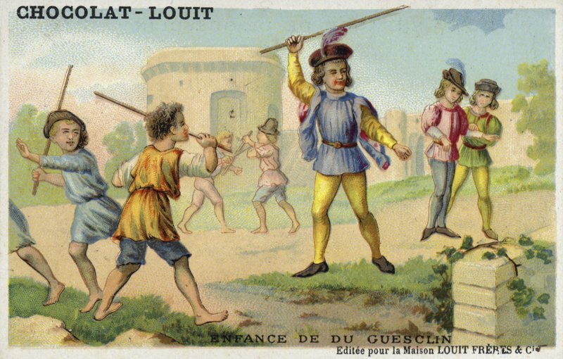 Bertrand du Guesclin gyermekkora alkotó: French School