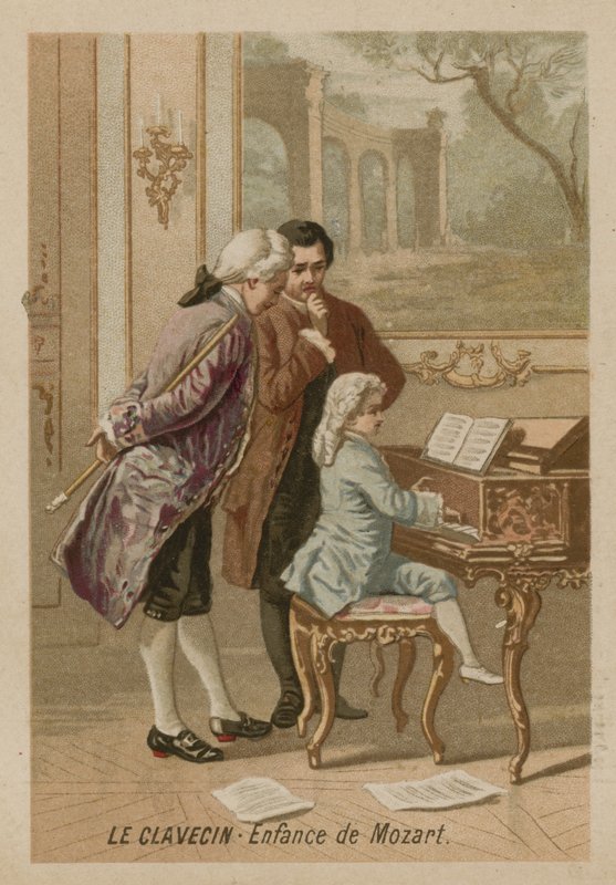 A klavikord: Mozart gyermekkora alkotó: French School