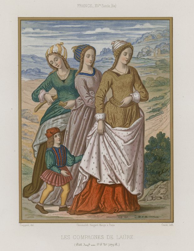 Laura társai alkotó: French School