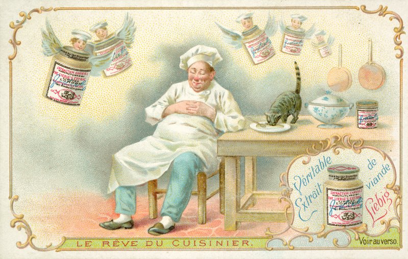 A szakács álma (chromolitho) alkotó: French School
